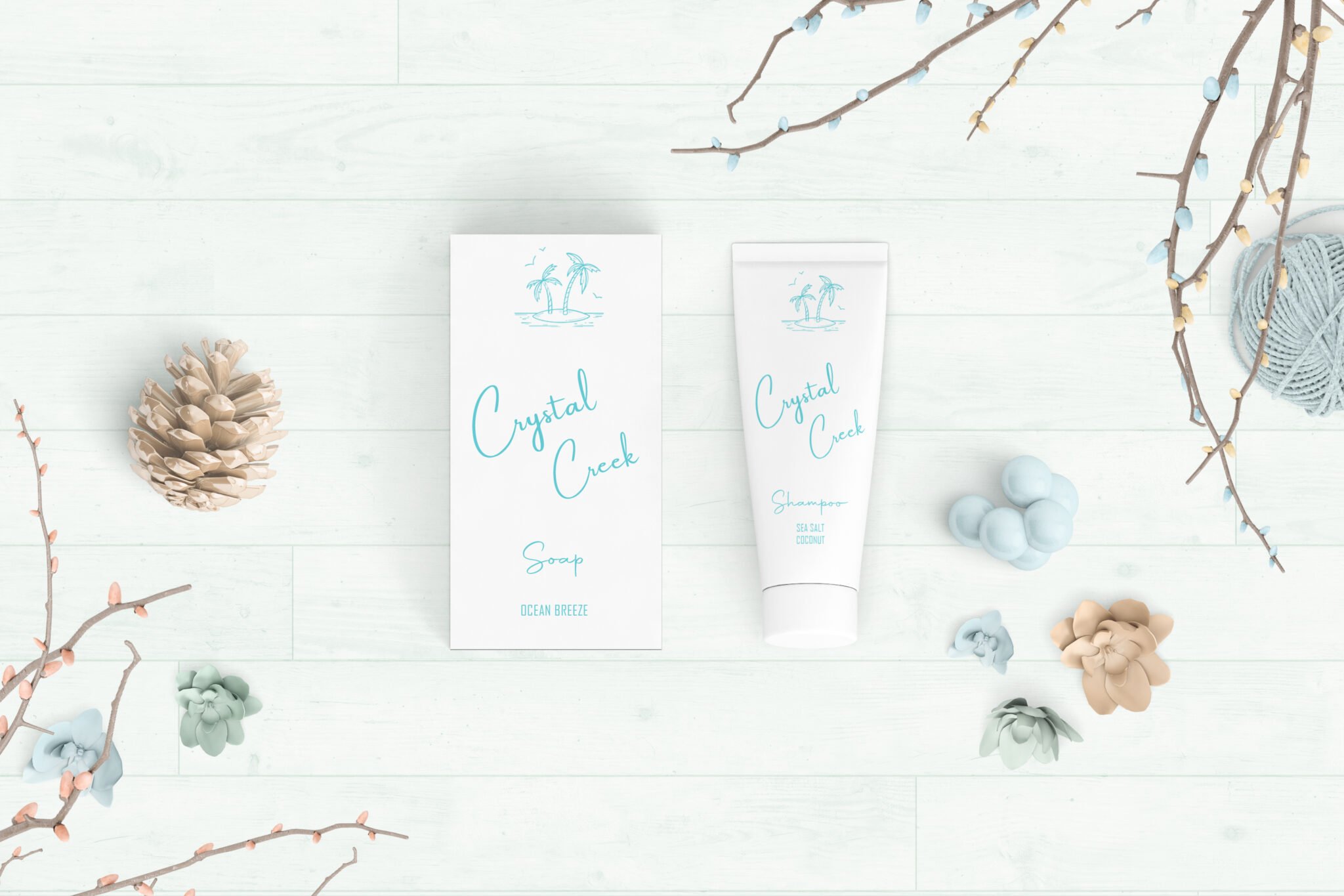 Graphic Designer Portfolio packaging for soap for a hotel